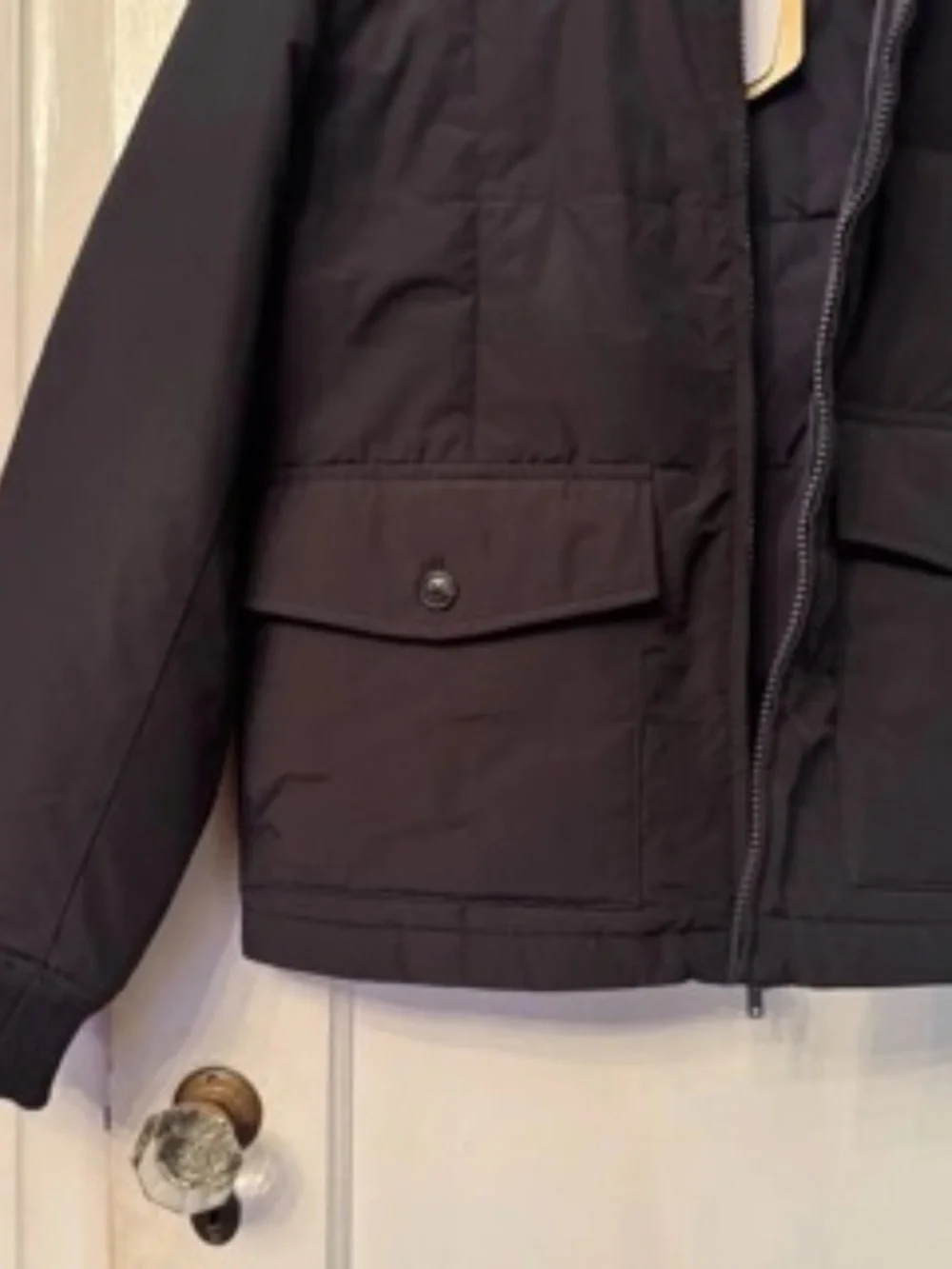 J. Crew Box-quilt insulated jacket with PrimaLoft * Navy Ink * Medium